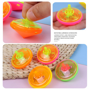 Mini Trompo Giratorio con 100 Luces LED Intermitentes, Juguete Retro Clásico para Niños, Juguete Novedoso para Fiestas - Product Image 4