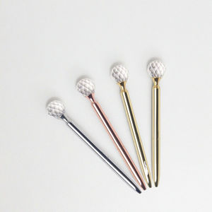 Commercio all'ingrosso 1.0mm Premium penna a sfera di fabbrica in metallo diamante rosa oro <span class=keywords><strong>grande</strong></span> diamante trasparente 1.0mm larghezza di <span class=keywords><strong>scrittura</strong></span> - Product Image 6