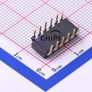 TL-06 DIP Switch Through hole Component (THT) Switch Flat Toggle, Raised Type 6 2.54mm Black - Product Image 2