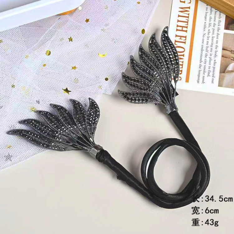 Black peacock hair iron