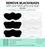 2026 OEM Bandes anti-points noirs personnalisées couleur noire pour nettoyage en profondeur des pores du nez, naturelles, pour peaux grasses