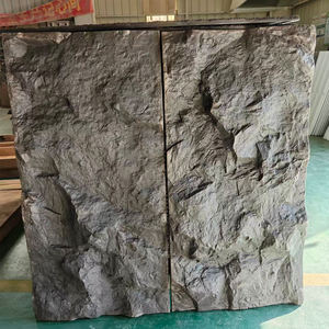 Panneau mural en pierre PU imperméable 3D Culture Pierre épaisse Faux rocher Dalle Revêtement mural extérieur Pierre artificielle <span class=keywords><strong>extérieure</strong></span> - Product Image 1