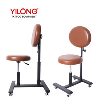 Chaise de tatouage portable multifonctionnelle réglable en acier inoxydable Yilong, légère, pour maquillage permanent et positionnement facile des sourcils