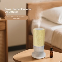 Diffuseur d'aromathérapie domestique avec veilleuse 7 couleurs, humidificateur à brume d'huiles essentielles à brancher sur le bureau, pulvérisateur de parfum pour chambre à coucher