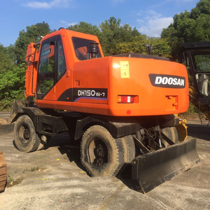Excavateur Corée 150LC Dh150W-7 d'occasion Doosan utilisé Dh150 Dh140 Dx140 Dx60W pelle sur pneus à vendre - Product Image 6