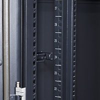 Armoire de serveur DDF 42U de 19 pouces avec porte en verre trempé de haute qualité, modèle 2023, pour centre de données, capacité de charge 800 kg