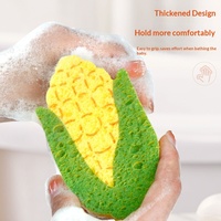 Éponge de bain pour bébé en forme de légume, serviette de gommage pour enfants, éponge de bain en forme de légume