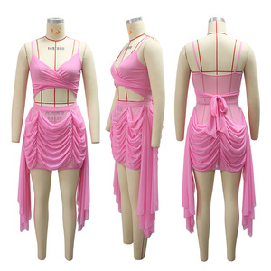 2026 Trendy Slim <strong>Dress</strong> <strong>Sexy</strong> Hollow Out <strong>Sexy</strong> Club <strong>Dress</strong> Party <strong>Blue</strong> Bandage Bodycon Transparent Mesh Mini <strong>Dress</strong> - Product Image 6