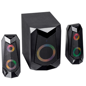 New 2.1 màu xanh răng loa với 20 Wát siêu thấp bass tạo ra rạp chiếu phim chất lượng âm thanh cao không dây tương thích với USB và AUX - Product Image 3