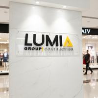 Nouvelles lettres 3D en acier inoxydable non lumineuses de haute qualité pour enseignes de magasin et panneaux d'affichage de logo commercial