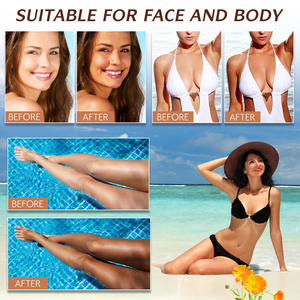 ELAIMEI Siero Autoabbronzante Naturale ed Efficace per Viso e Corpo, Gocce Autoabbronzanti con Protezione Solare e Correzione del Colore - Product Image 2