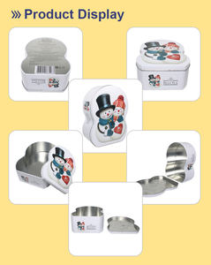 صندوق معدني عالي الجودة على شكل رجل الثلج - Product Image 3