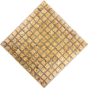 Gạch Khảm Thủy Tinh Màu Vàng Sáng Lấp Lánh Hình Vuông Nhà Máy Phật Sơn - Product Image 2