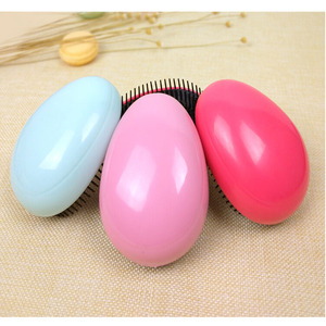 Brosse à cheveux emmêlée en forme d'œuf, outils de coiffure <span class=keywords><strong>Anti</strong></span>-statique, démêlante, pour Salon, soins capillaires, pour voyage - Product Image 2