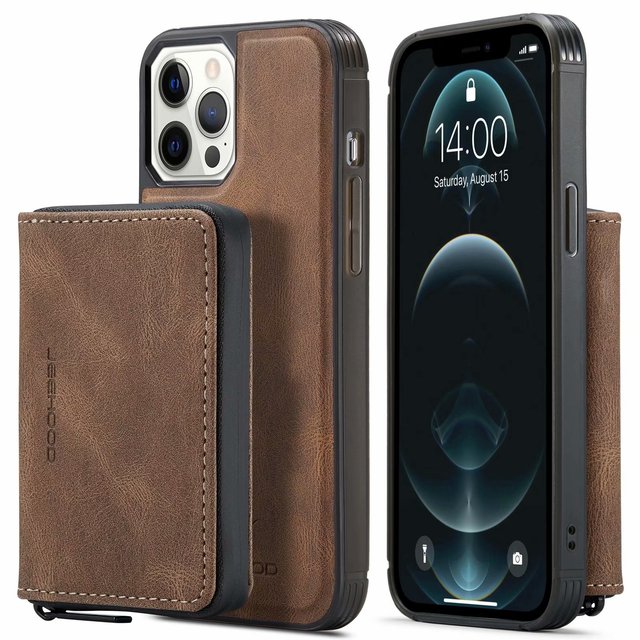 For iPhone 13 Pro Max 8 Plus XS Max Xr Man Women Card Holder Case Business Magnetic Custom Card Pack Wallet Leather Phone Case