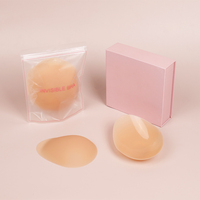 Couvre-mamelons adhésifs réutilisables en silicone haute performance couleur chair pour danseuses