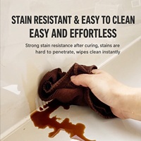 Colle silicone transparente imperméable anti-moisissure pour cuisine, salle de bain et travaux de construction