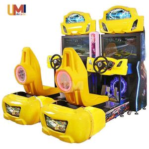 Simulateur de course de luxe à monnayeur 42 pouces, 1 joueur, support espagnol, <span class=keywords><strong>construction</strong></span> métal-plastique, intérieur, garantie 1 an, prix usine - Product Image 3