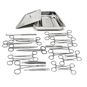 Kit de stérilisation canine et féline pour chirurgie vétérinaire avec boîte à instruments, sutures réutilisables de haute qualité par KAHLU ORTHOPEDIC - Product Image 1
