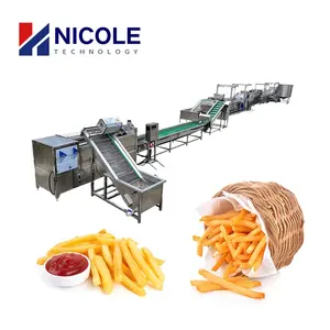 Frying Machine Cassava Fresh Finger Potato Chips Making Line Manufacturing Price