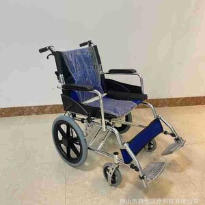 Fauteuil roulant manuel Foshan Lucheng, roue arrière de 16 pouces, alliage d'aluminium léger, pliable, pour personnes âgées et handicapées - Product Image 5