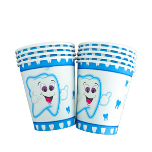 Nuevos Platos, Manteles y Servilletas Desechables Azules con <span class=keywords><strong>Dientes</strong></span> de Bebé para Fiesta de Cumpleaños, Decoración para Baby Shower, Vajilla - Product Image 3