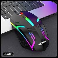 Hot Sale V1 1200DPI 3D Ergonomic LED Optical Mice USB Wired Gaming Mouse for Desktop Laptop Computer Gamer