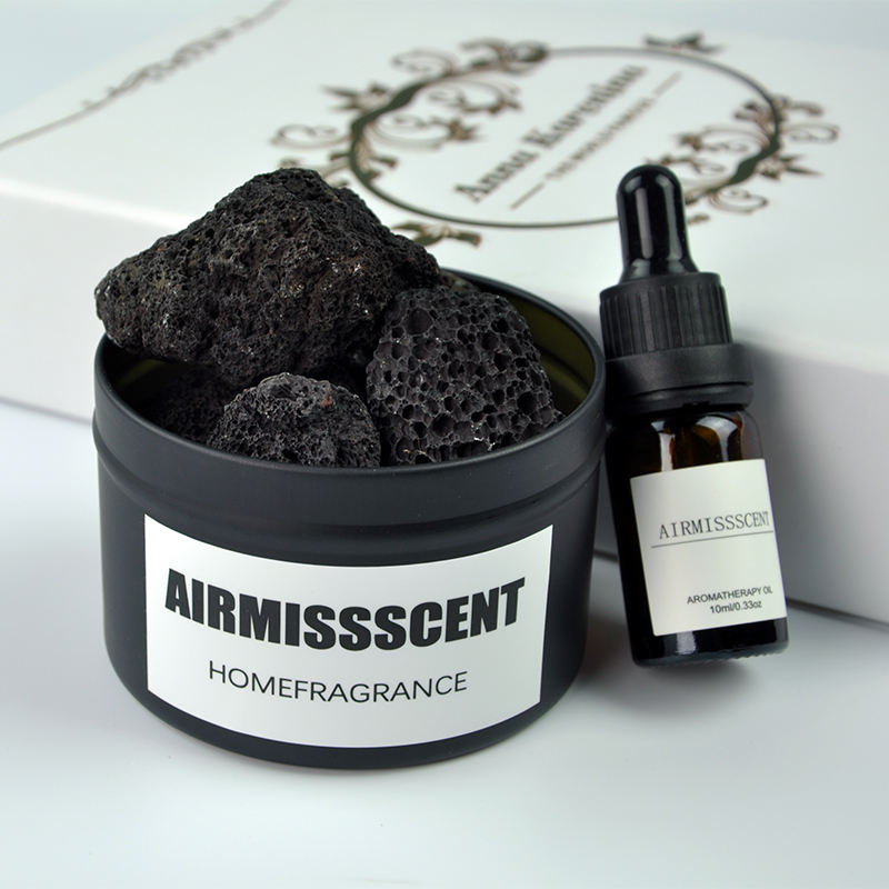 Roches de lave noire