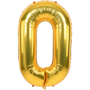 Giant 32 Inch Number Foil <b>Balloon</b> for Birthday <b>Graduation</b> & Chinese New Year Party Decorations - Product Image 1