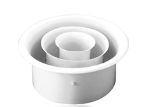 Nouveau diffuseur de ventilation circulaire en aluminium moderne et industriel pour plafond, idéal pour les sous-sols et entrepôts