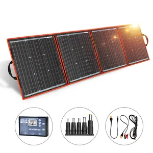 Panel solar flexible de alta calidad de 160W para panel solar portátil de viaje RV
