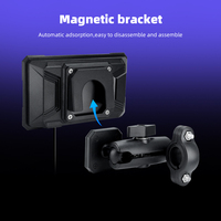 Linux V851 5 Inci Wireless CarPlay Android Auto Magnetik Lepas-Pasang Cepat Mendukung TPMS Motor CarPlay yang Hemat Biaya