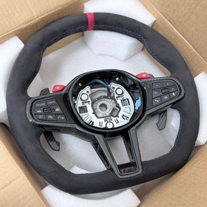 Volante Deportivo Personalizado LCI en Gamuza para <span class=keywords><strong>BMW</strong></span> G20 G30 G80 X3 G01 540i G30 X5 G05 G80 M3 G82 G42 G22, Disponible en Stock - Product Image 4