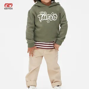 GDTEX Custom manica lunga hoodi bambino custom per bambini felpa con cappuccio felpa con cappuccio per bambini set di tute pullover top felpa per ragazzi