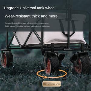 Dobrável Dobrável Camping <span class=keywords><strong>Wagon</strong></span> Garden Hand Carts Trolley Beach Cart Grande Capacidade Portátil Para Compras Esportivas - Product Image 5