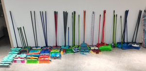 <span class=keywords><strong>Balai</strong></span> et serpillière en gros à prix d'usine, brosse à poils en plastique rouge avec manche en métal, <span class=keywords><strong>balai</strong></span> magique Escoba - Product Image 6