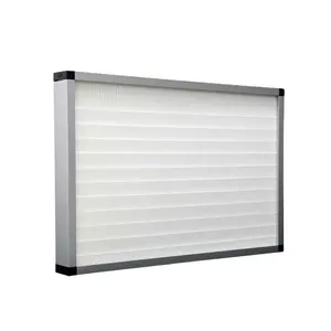 H14 H13 mushroom mycology replacement galvanized HEPA active cabin carbon laminar flow air filter for FFU fan filter unit