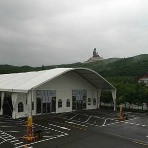 Tentes de réception de mariage blanches à toit en arche pour 1000 personnes, pour les funérailles - Product Image 4