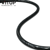 Tube néon flexible en silicone LED RGBW noir WITOP 360°, diamètre 16 mm, 22 mm, 25 mm, tube néon rond pour la décoration intérieure du salon
