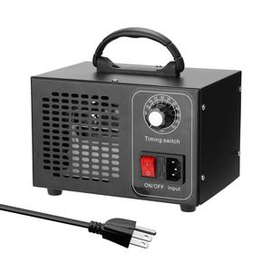 เครื่องโอโซนแบบพกพา 60 กรัม/ชม. 220V/110V เครื่องกรองอากาศในบ้านและรถยนต์ พร้อมสวิตช์ตั้งเวลา กำจัดฟอร์มาลดีไฮด์ด้วยไฟฟ้า - Product Image 5