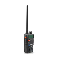 Radio bidirectionnelle portable Baofeng UV-5R 5W UHF/VHF sans fil, la plus vendue, radio amateur d'origine usine