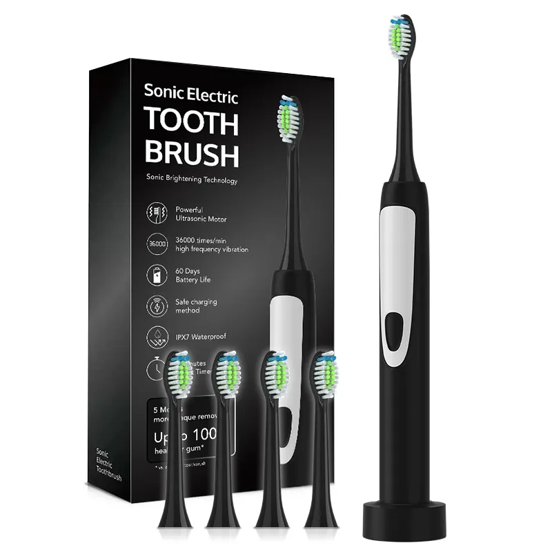 Brosse à dents électrique sonique personnalisée OEM ODM, Logo privé, étiquette privée