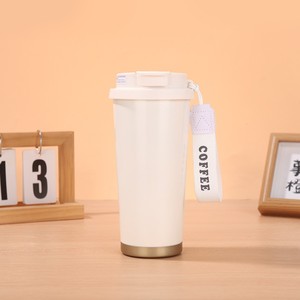 Bouteille d'eau personnalisée de 500 ml, gobelet isotherme en acier inoxydable, tasse écologique pour filles avec couvercle rabattable - Product Image 6