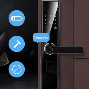 กุญแจดิจิตอลอัจฉริยะ TTlock พร้อมระบบ WiFi สีดำ สำหรับประตูบ้าน ใช้กับระบบสแกนลายนิ้วมือและคีย์อิเล็กทรอนิกส์ เหมาะสำหรับใช้ในบ้าน โรงแรม/อพาร์ตเมนต์ - Product Image 4