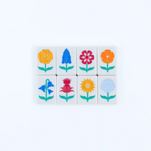 Set Mahjong Americano Personalizzato in Acrilico Bianco e Rosa, 160 Pezzi, Motivo Stivali da Cowboy Texas e BBQ Floreale, Tessere Mahjong per Gioco Ricreativo - Product Image 5