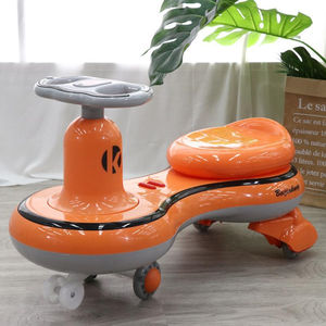 Venta caliente nuevo modelo de dibujos animados bebé columpio coche con volante bebé paseo en coche para <span class=keywords><strong>3</strong></span>-8 años - Product Image 6