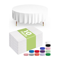 Nappe jetable en plastique imperméable Buffalo, nappe rectangulaire jaune et blanche à carreaux