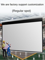 Rideau projecteur électrique personnalisé modèle 150 blanc mat 4:3 3m x 2.2m écran d'accueil anti-lumière ultra haute définition