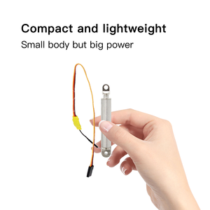 Actuador lineal de tubo <span class=keywords><strong>pequeño</strong></span> de 8mm, tipo bolígrafo retráctil, varilla de empuje eléctrica de 30/50/100mm, 6V, carga máxima de 3kg, Control PWM para camión y coche - Product Image 2