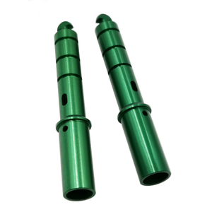 Service de tournage et fraisage CNC de précision sur mesure OEM pour accessoires de bâtons de trekking, pièce tournée CNC anodisée verte - Product Image 5